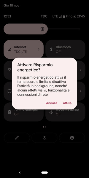 Seleziona Attiva