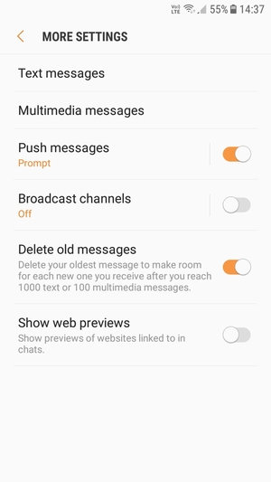 Select Text messages