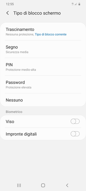 Seleziona Segno