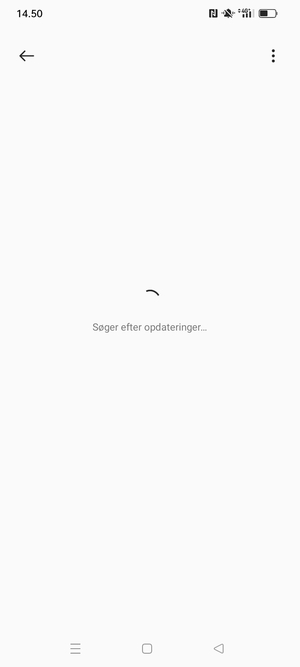 Afvent at søgningen er afsluttet