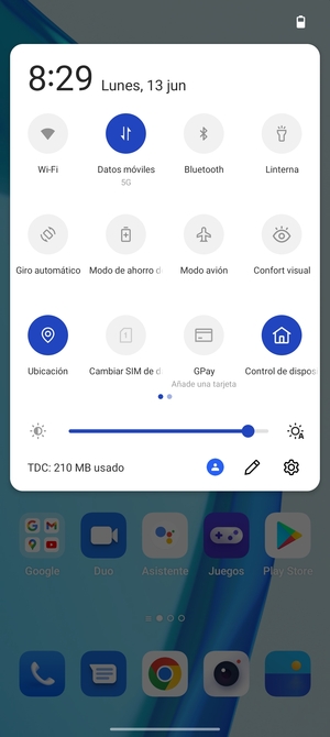 Desactive Ubicación