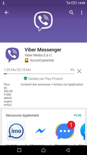 Veuillez attendre la fin de la procédure d'installation