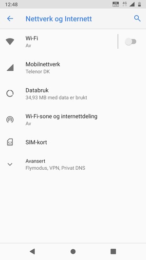 Velg Mobilnettverk
