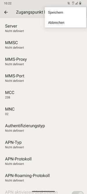 Wählen Sie Speichern