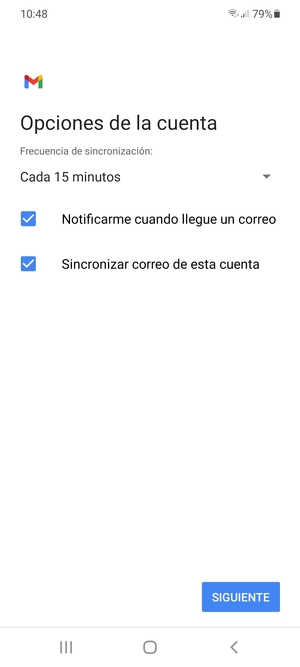 Seleccione SIGUIENTE