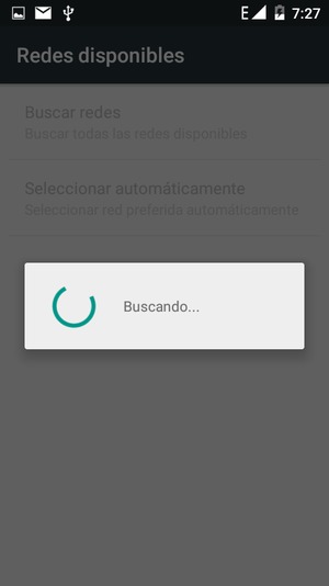 Espere a que la búsqueda termine