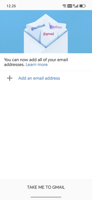 Select Add an email address