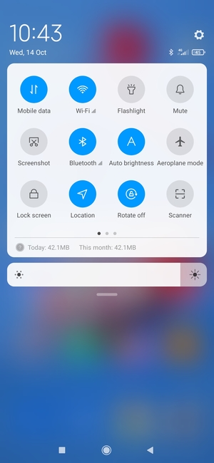 Turn off Wi-Fi and Bluetooth
