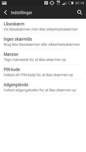 Vælg Mønster