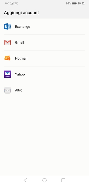 Seleziona Gmail