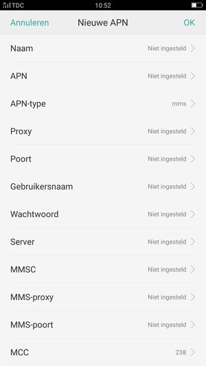 Selecteer OK