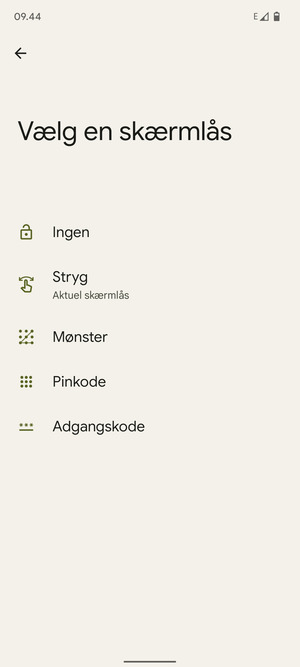 Vælg Mønster