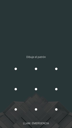 El teléfono ha sido asegurado con un bloqueo de pantalla