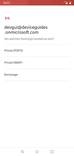 Wählen Sie Exchange