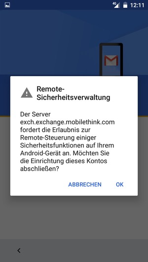 Wählen Sie OK