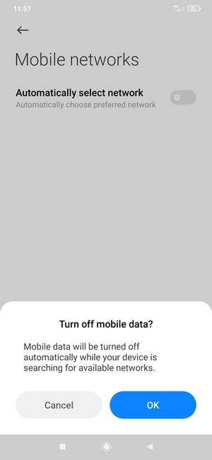 Select OK