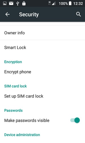 To change the PIN for the SIM card, return to the Security menu and select Set up SIM card lock