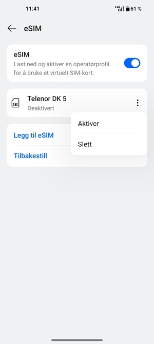 Velg Aktiver