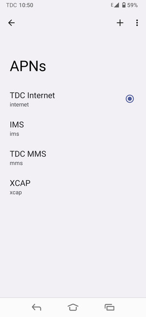 Select the Menu button
