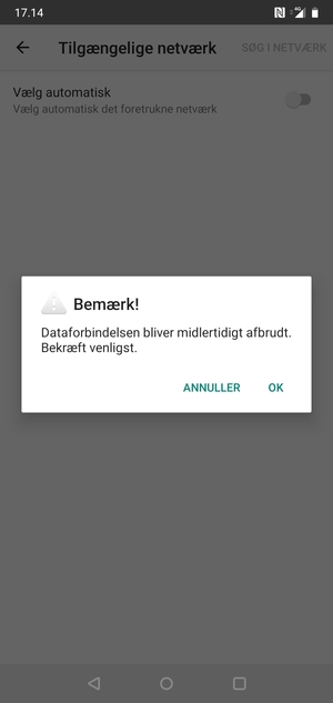 Vælg OK