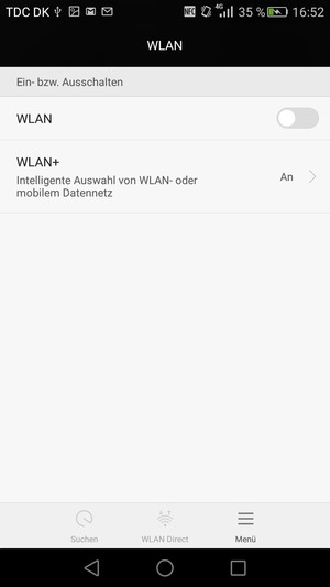 Schalten Sie WLAN ein