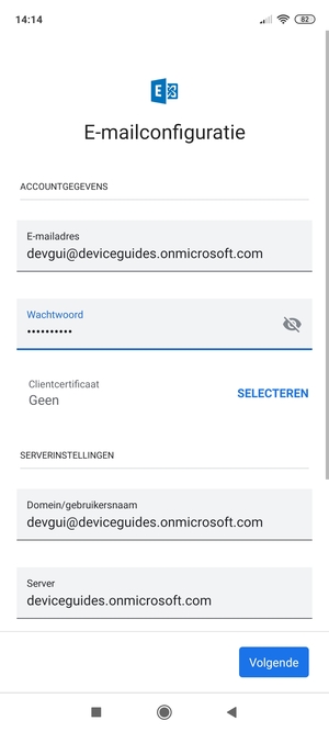 Voer uw wachtwoord in