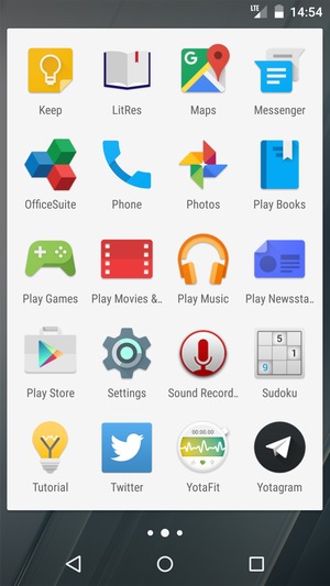 Scroll to and select Settings