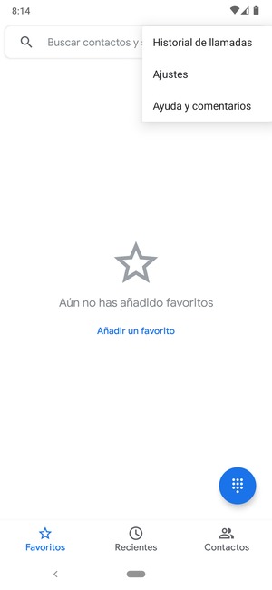 Seleccione Ajustes