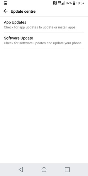 Select Software Update