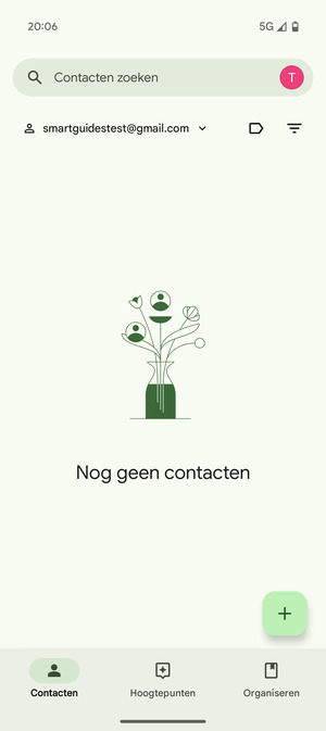 Selecteer Organiseren