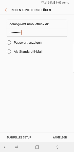 Geben Sie Ihre E-Mail-Adresse und Ihr Passwort ein. Wählen Sie ANMELDEN