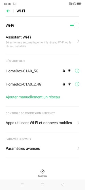 Sélectionnez le réseau sans fil auquel vous souhaitez vous connecter