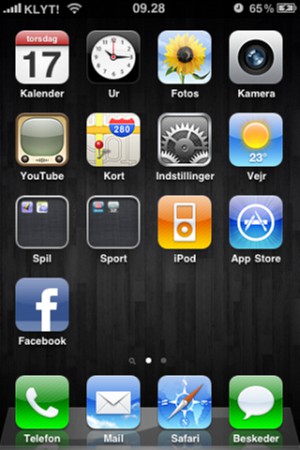 Vælg App Store