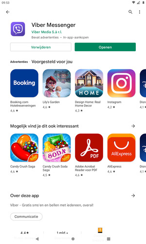 Selecteer Openen
