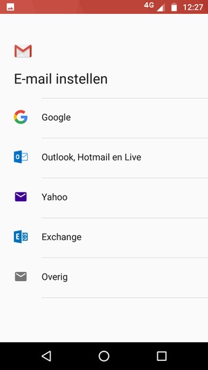 Selecteer Google