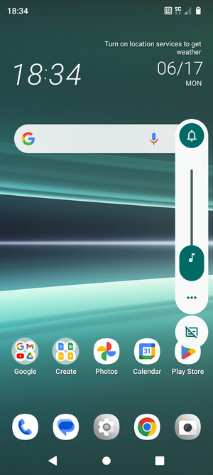 To change the sound profile, select Sound