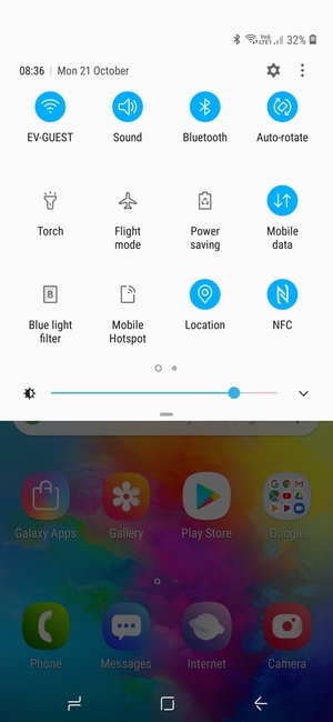 Turn off Wi-Fi  and Bluetooth