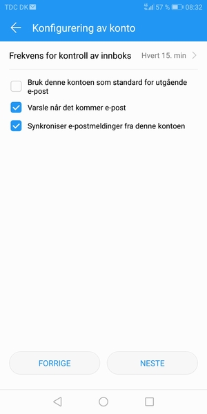 Velg NESTE
