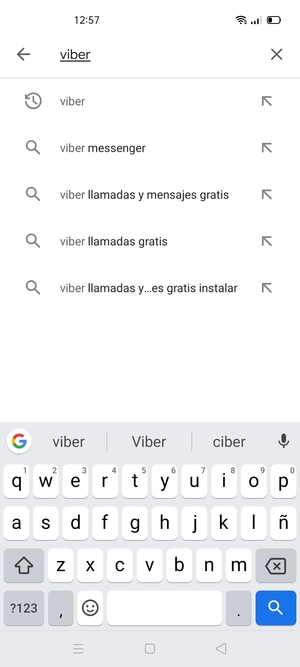 Introduzca el nombre de la aplicación y seleccione Buscar