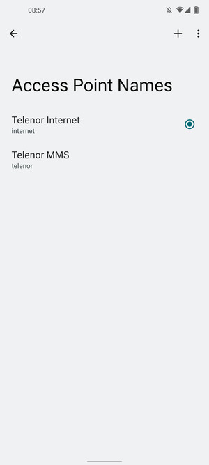 Select the Menu button