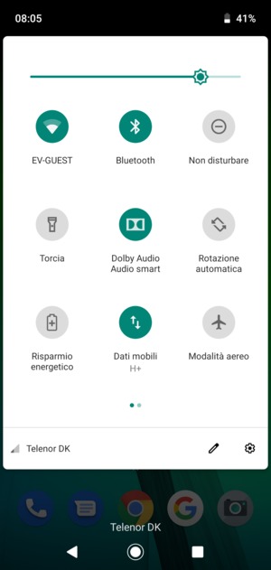 Disattiva Wi-Fi e Bluetooth