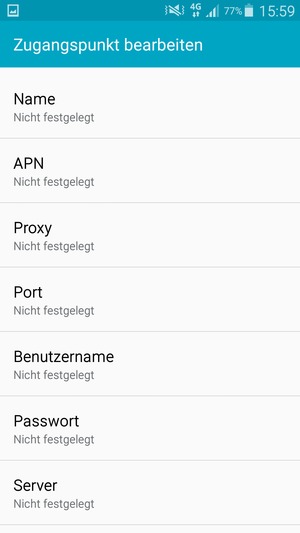 Geben Sie MMS-Informationen ein