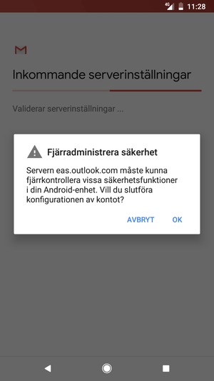 Välj OK