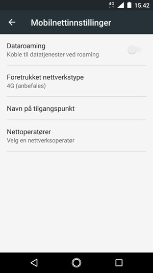 Velg Navn på tilgangspunkt
