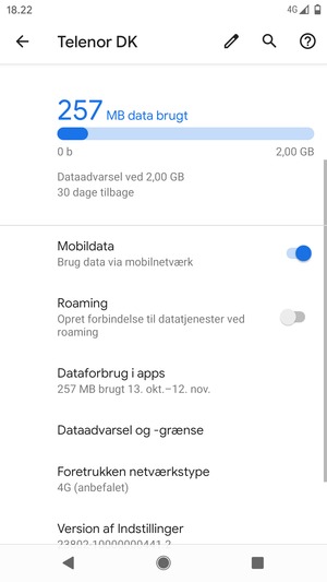 Vælg Foretrukken netværkstype