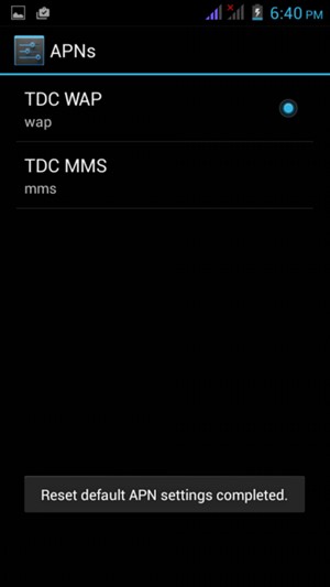 Your phone has now been set up to MMS