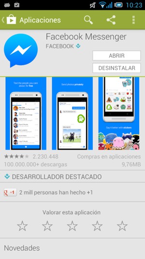 Seleccione ABRIR