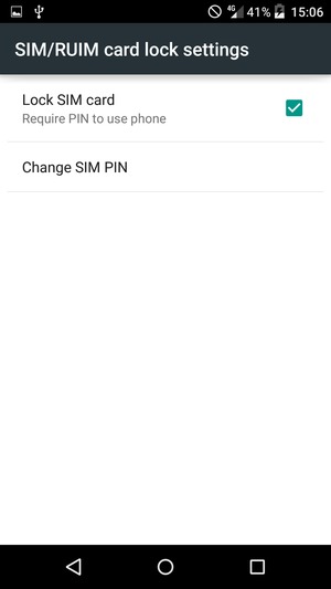 Select Change SIM PIN