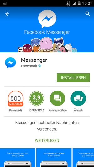 Wählen Sie lNSTALLIEREN