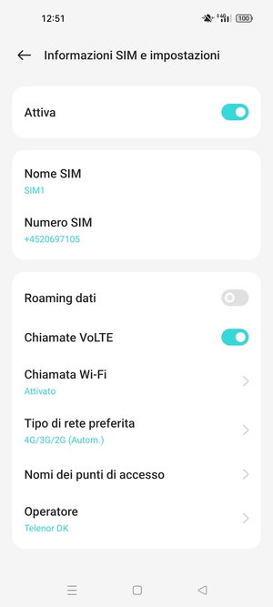 Seleziona Nomi dei punti di accesso
